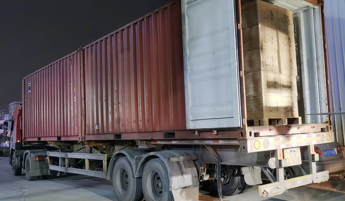 Wincode Optronics chargement de conteneurs