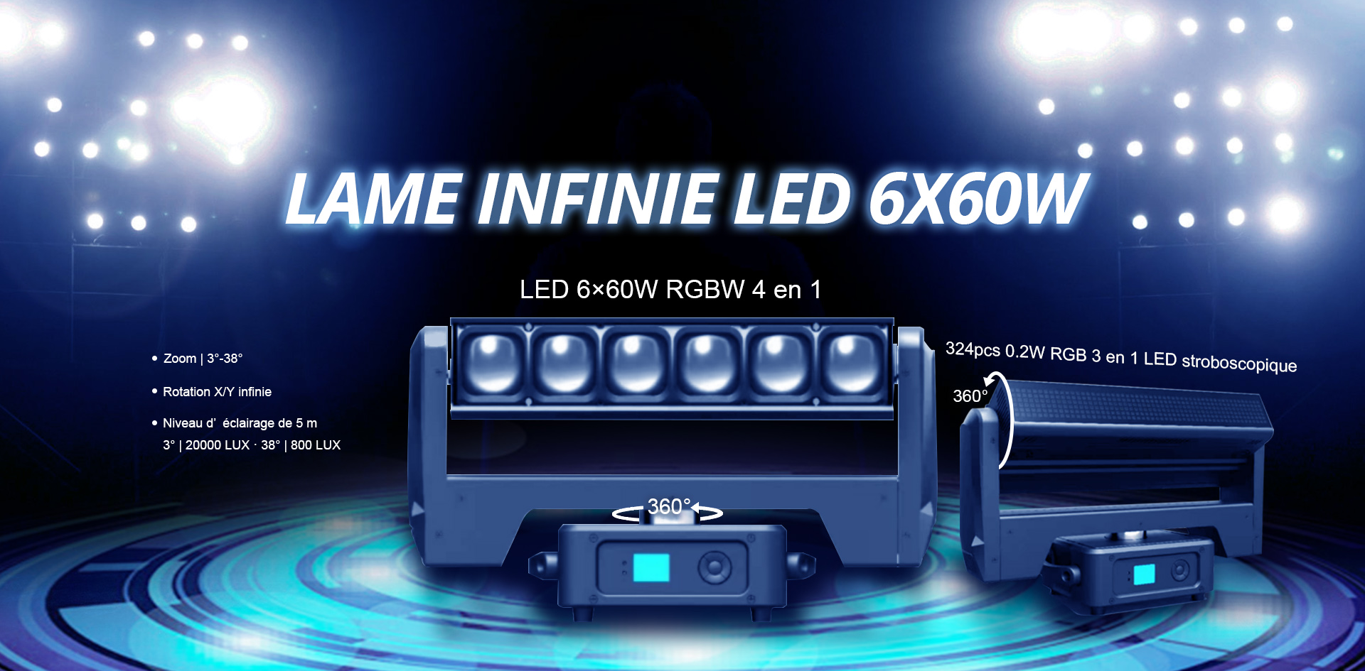 led infinite blade