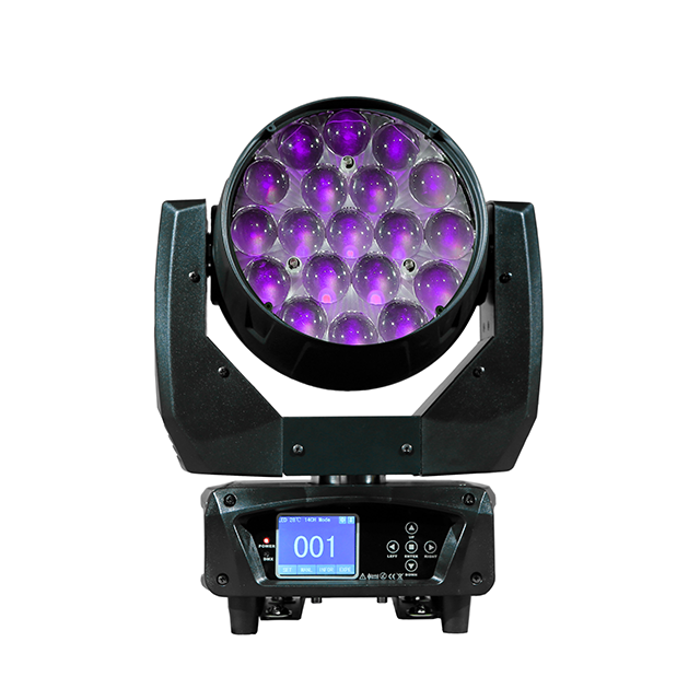 Mac Aura 19×15W LED Zoom Lyre Wash Light 