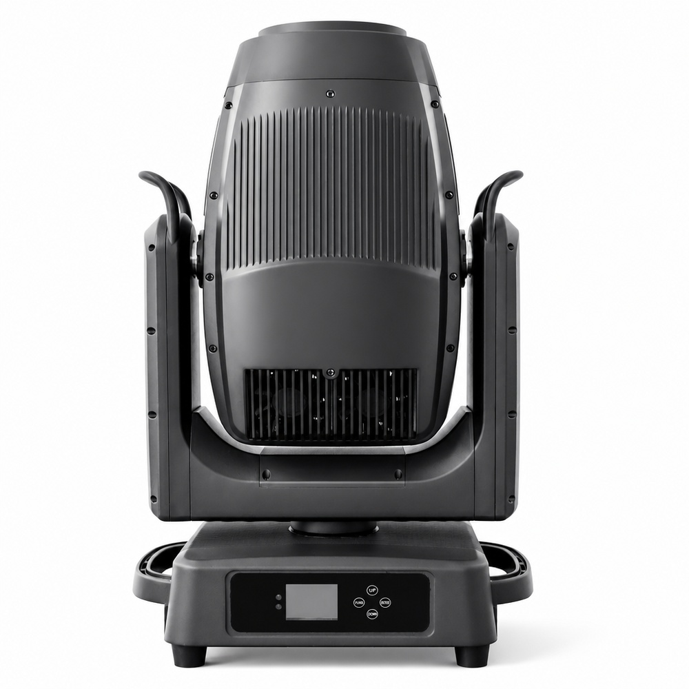 Lampe à tête mobile à cadre LED d'extérieur IP66 700W / 1000W | Zoom 4,8°-50° | Encadrement à 4 lames