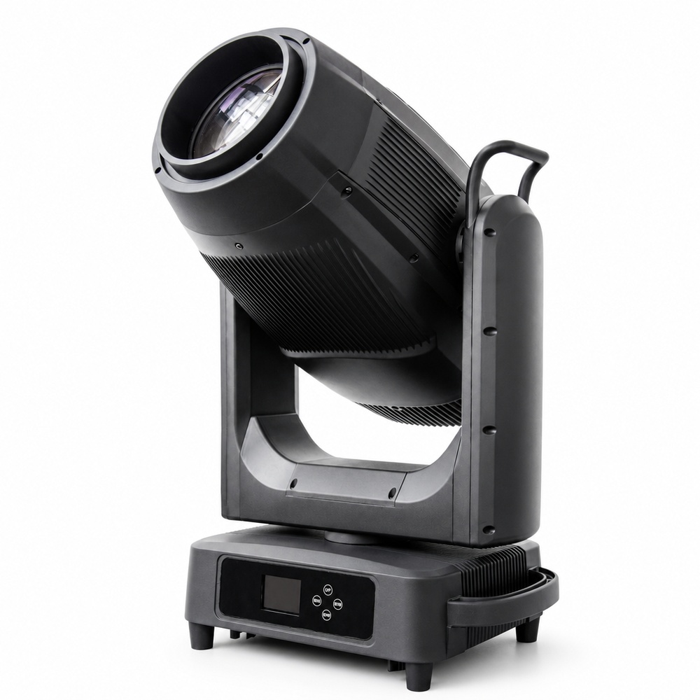 Lampe à tête mobile à cadre LED d'extérieur IP66 700W / 1000W | Zoom 4,8°-50° | Encadrement à 4 lames